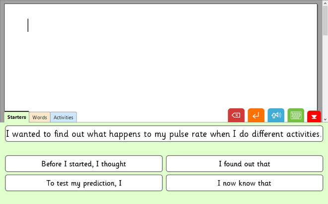 Screenshot from Pulse Rate Investigation