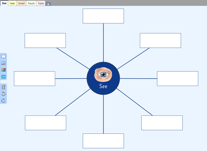 Screenshot from Senses Mind Maps