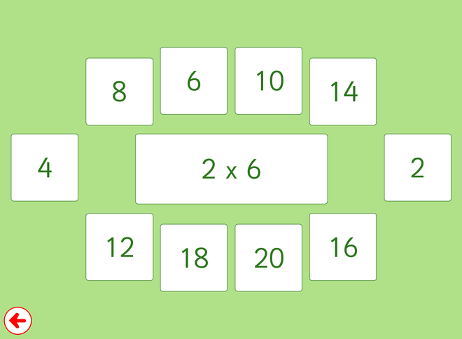 Screenshot from 2 Times Table Practice