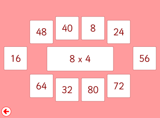 Screenshot from 8 Times Table Practice