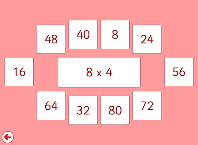 Screenshot from 8 Times Table Practice