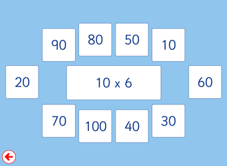 Screenshot from 10 Times Table Practice