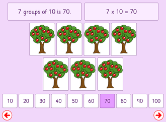 Screenshot from 10 Times Table Pictures