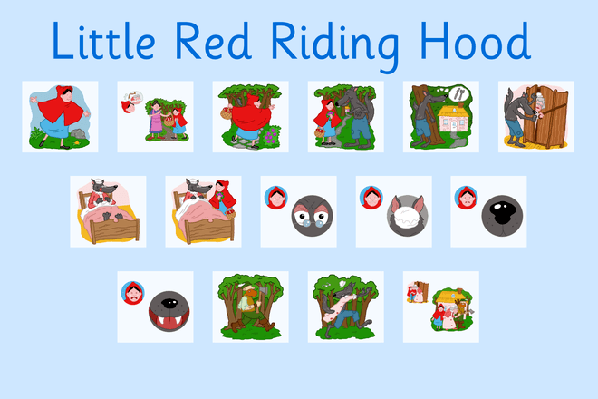 Screenshot from Little Red Riding Hood