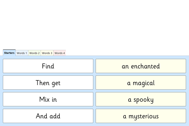 Screenshot from Rhyming Magic Spell - Frame