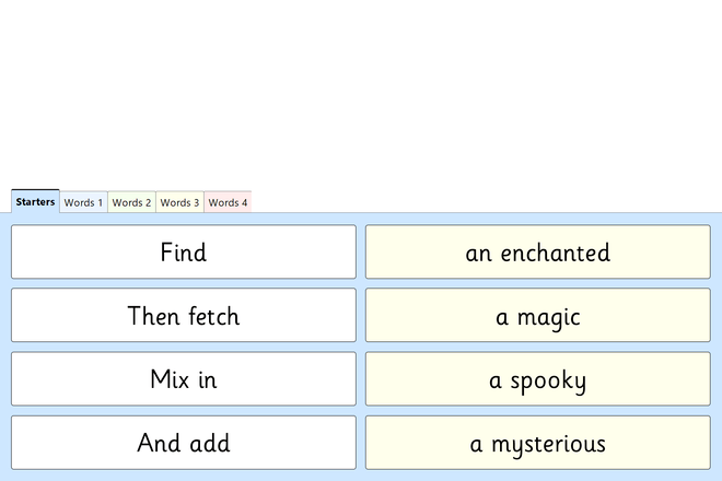 Screenshot from Rhyming Magic Spell - Frame
