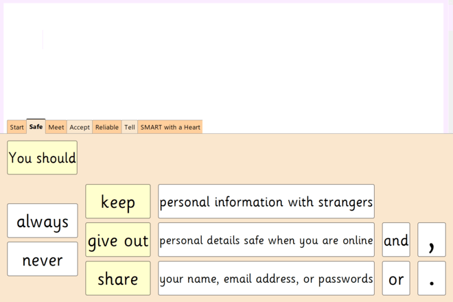 Screenshot from SMART Rules