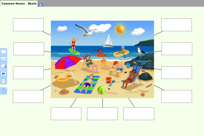 Screenshot from Common Nouns - Beach