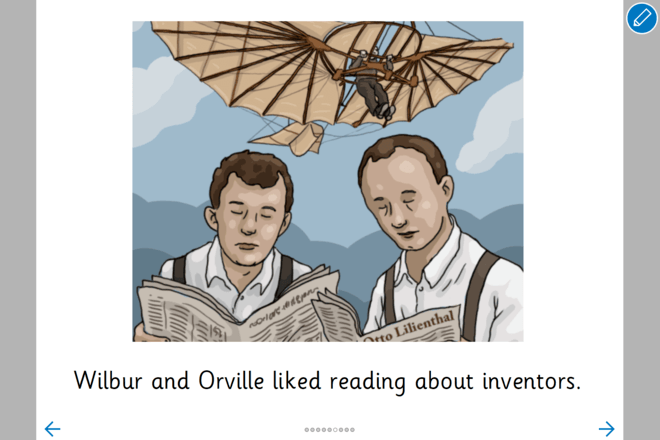 Screenshot from The First Flight - Read It Yourself