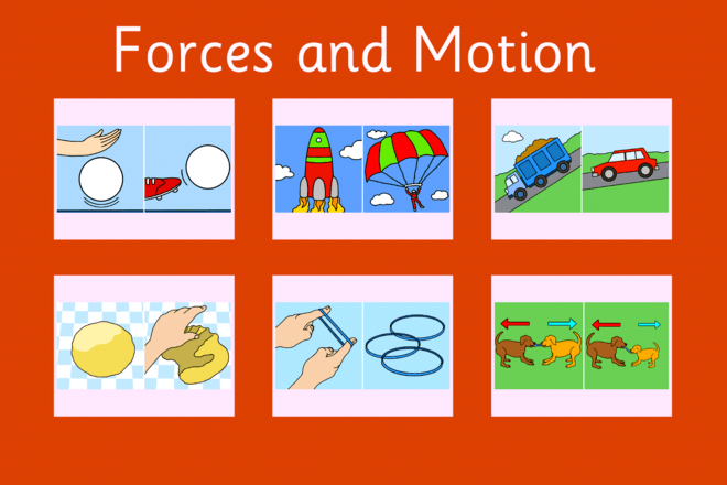 Screenshot from Talk About Forces and Motion