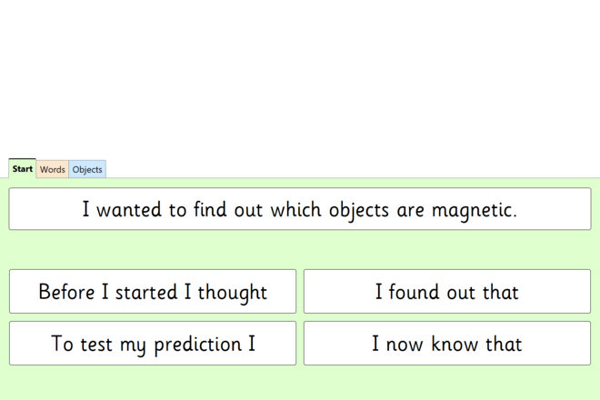 Screenshot from Magnetism Investigation