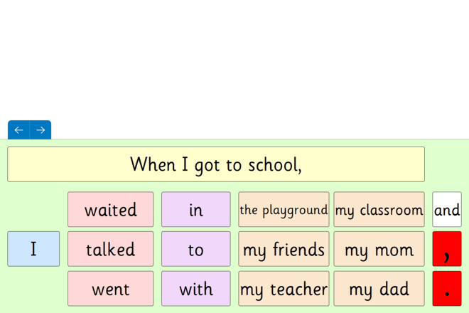 Screenshot from First Day of School