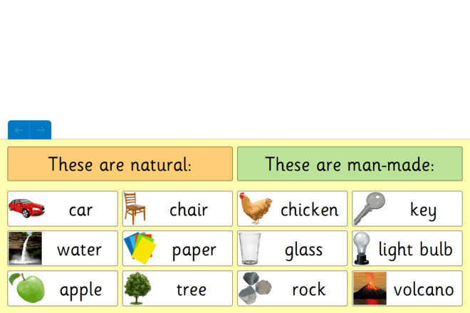 Screenshot from Natural or Man-Made