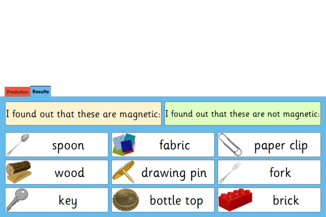 Screenshot from Magnetism Investigation