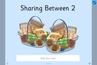Screenshot from Sharing Between 2 - Make a Book