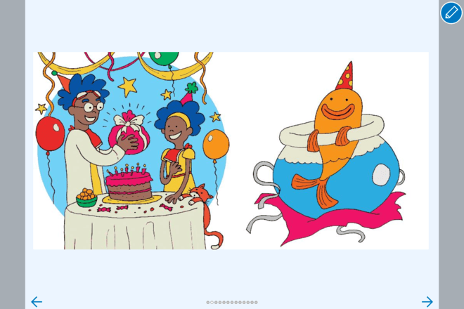 Screenshot from Goldfish Genius - Picture Book