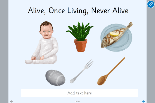 Screenshot from Alive, Once Living, Never Alive - Make a Book
