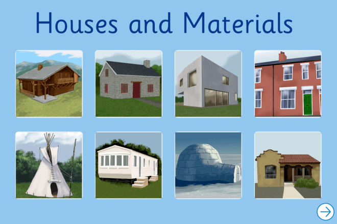 Screenshot from Houses and Materials - Find the Pictures