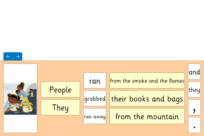 Screenshot from There's a Fire on the Mountain
