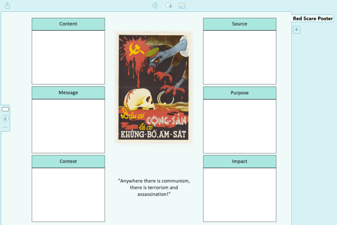 Screenshot from Red Scare Poster Analysis